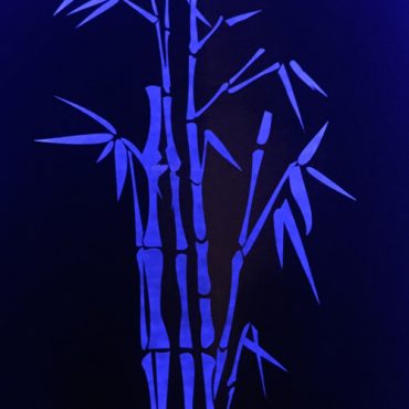 Blue Bamboo - Custom Made Garden Lightbox with LED Lights