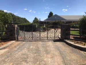 Decorative designer metal gates Canberra