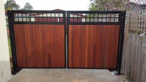 Decorative metal gate custom made